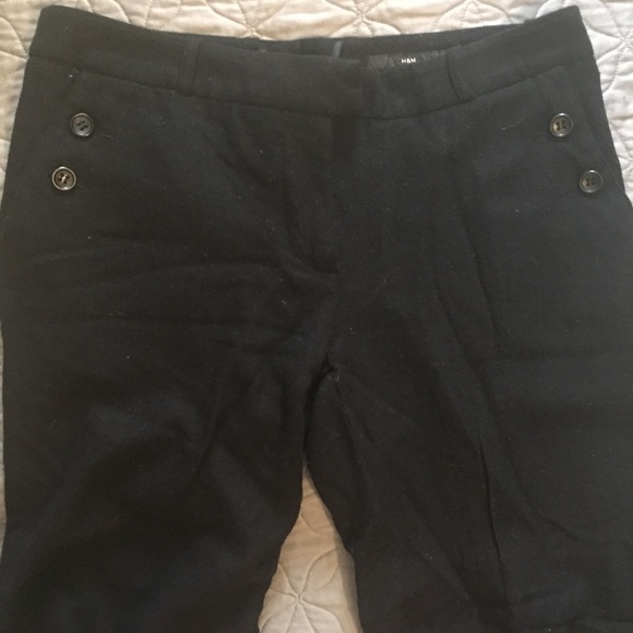 π€ Step Up Your Style Game with Black H&M Size 10 Wool Pants! π€ - Picture 4 of 8